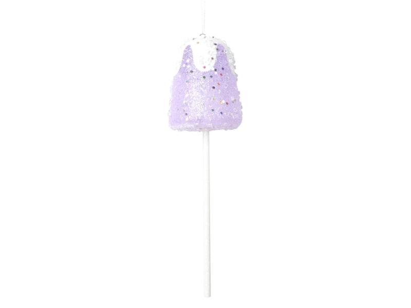 10" Purple Gumdrop Lollipop Ornament 10pc - Holiday Warehouse