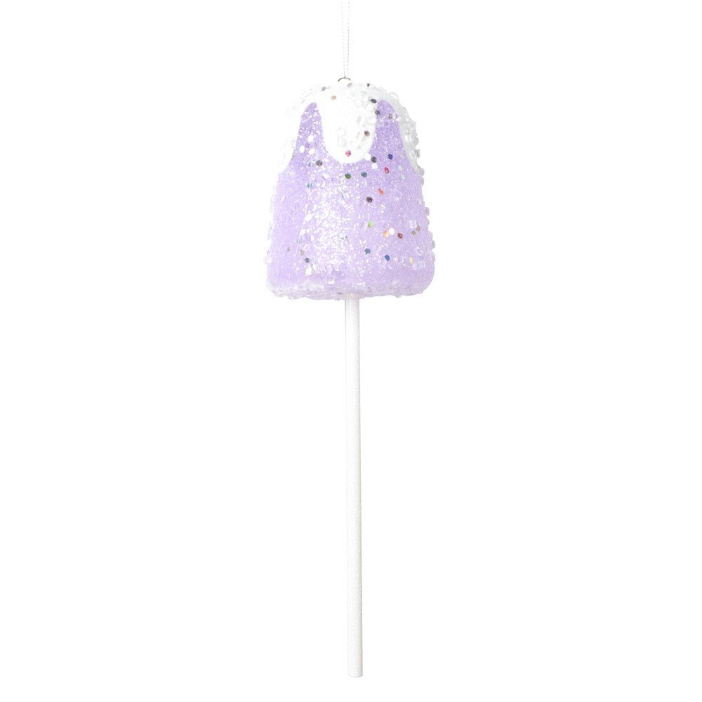 10" Purple Gumdrop Lollipop Ornament 3pc - Holiday Warehouse