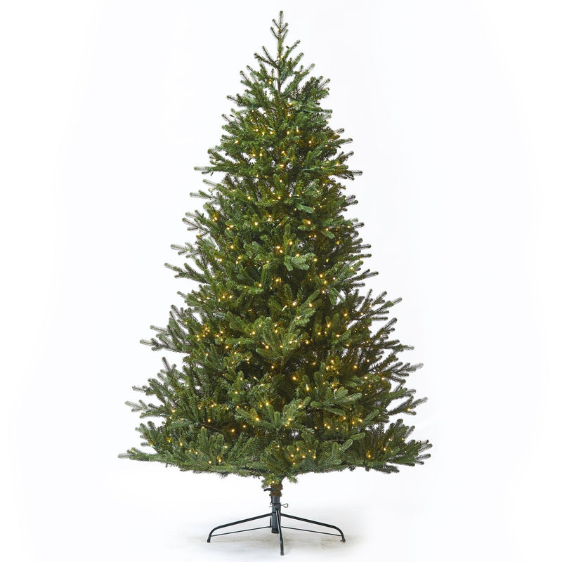 10ft x 69" Carolina Fraser Fir Tree w/ WW LED Lights - Holiday Warehouse