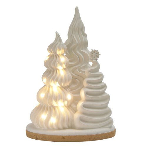 11" LED Frosting Trees - Holiday Warehouse
