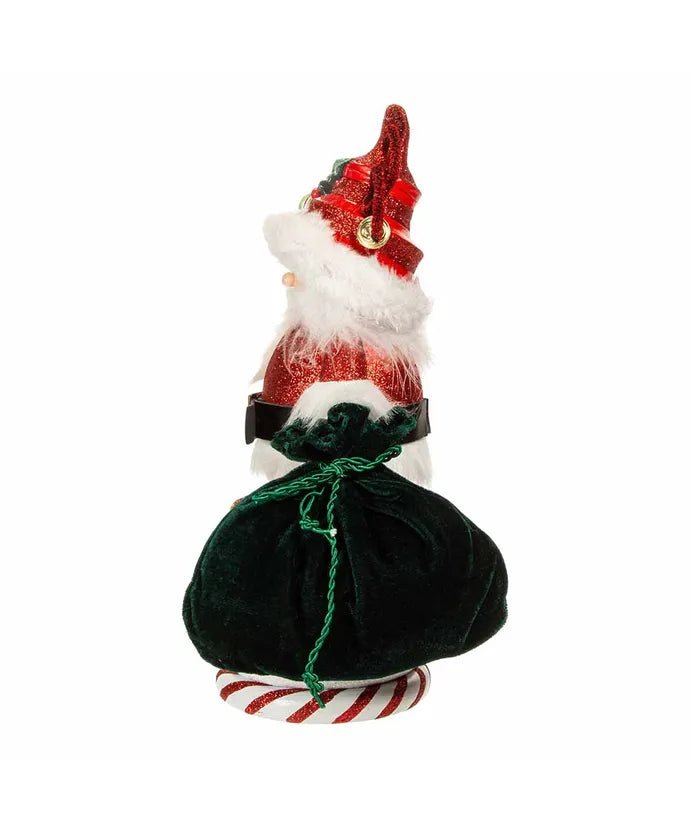 12" Hollywood Nutcrackers™ Chubby Santa With Pup Nutcracker - Holiday Warehouse