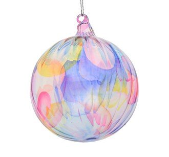 120MM Spiral Bubble Ball Ornament by Jim Marvin - Holiday Warehouse