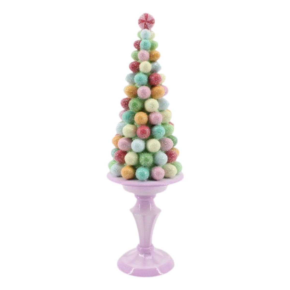 12.5" Candy Topiary On Stand - Holiday Warehouse