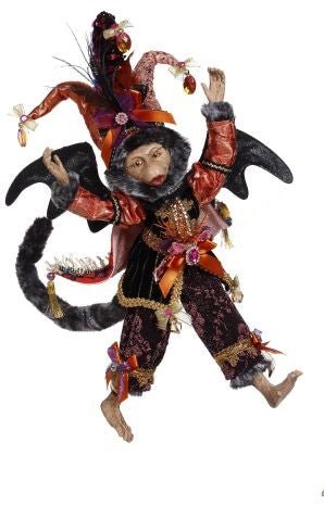 13" Small Halloween Monkey by Mark Roberts 2022 - Holiday Warehouse