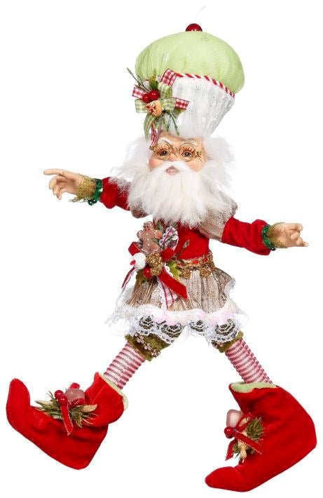 13.5" Small North Pole Confectioner Elf by Mark Roberts 2022 - Holiday Warehouse