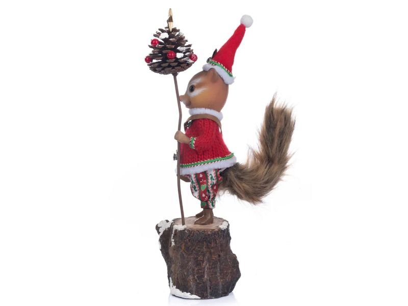 13.75" Berry the Chipmunk - Holiday Warehouse