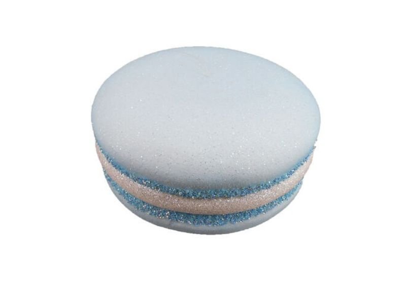 14" Blue Macaron Cookie - Holiday Warehouse
