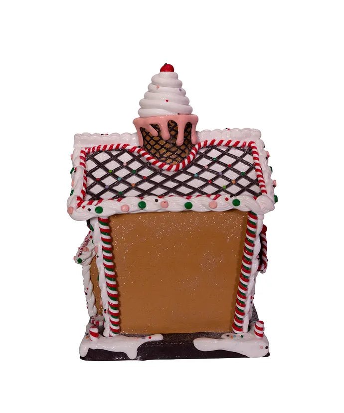 14" Gingerbread House Battery Operated Light Up - Holiday Warehouse