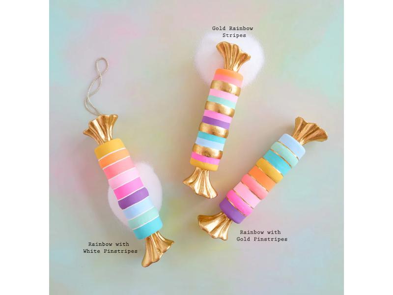 15" Rainbow Taffy Candy Display - Holiday Warehouse