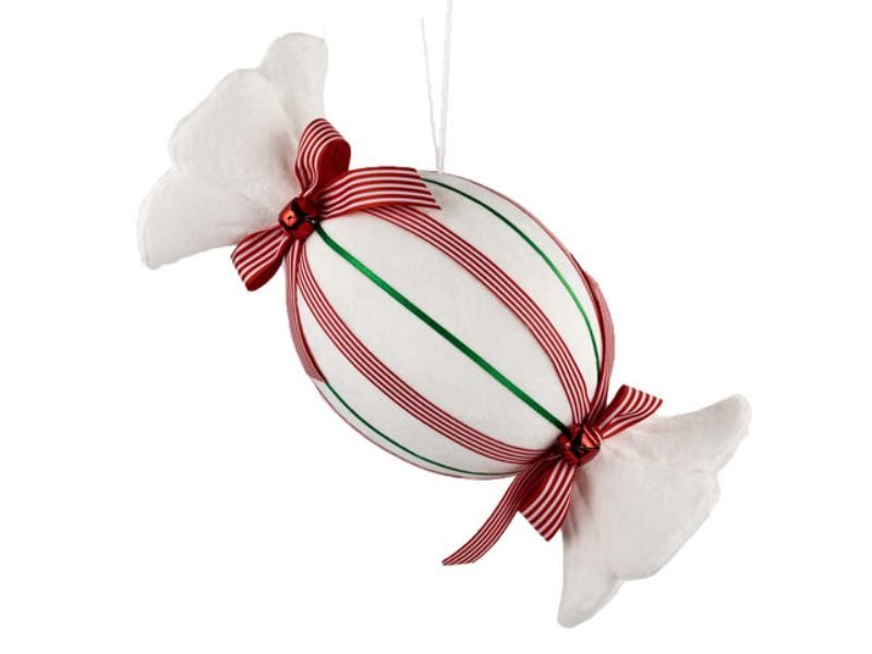15" White Candy Wrapper - Holiday Warehouse