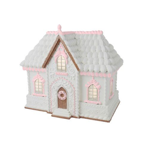 16" Gingerbread White House - Holiday Warehouse
