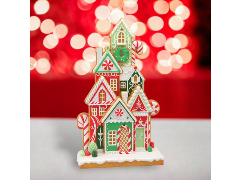 16" Sprinkles Gingerbread Village - Holiday Warehouse