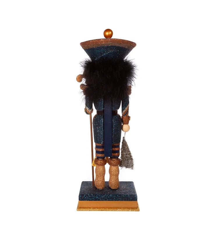 17" Hollywood Nutcrackers™ Copper and Black Soldier Nutcracker - Holiday Warehouse