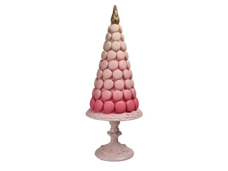 17.5" Pink Macaron Sweet Tree - Holiday Warehouse