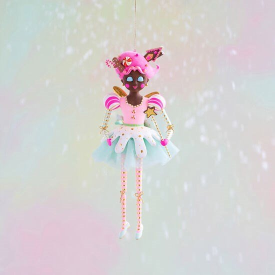 18" Black Sugar Plum Fairy Figure - Holiday Warehouse