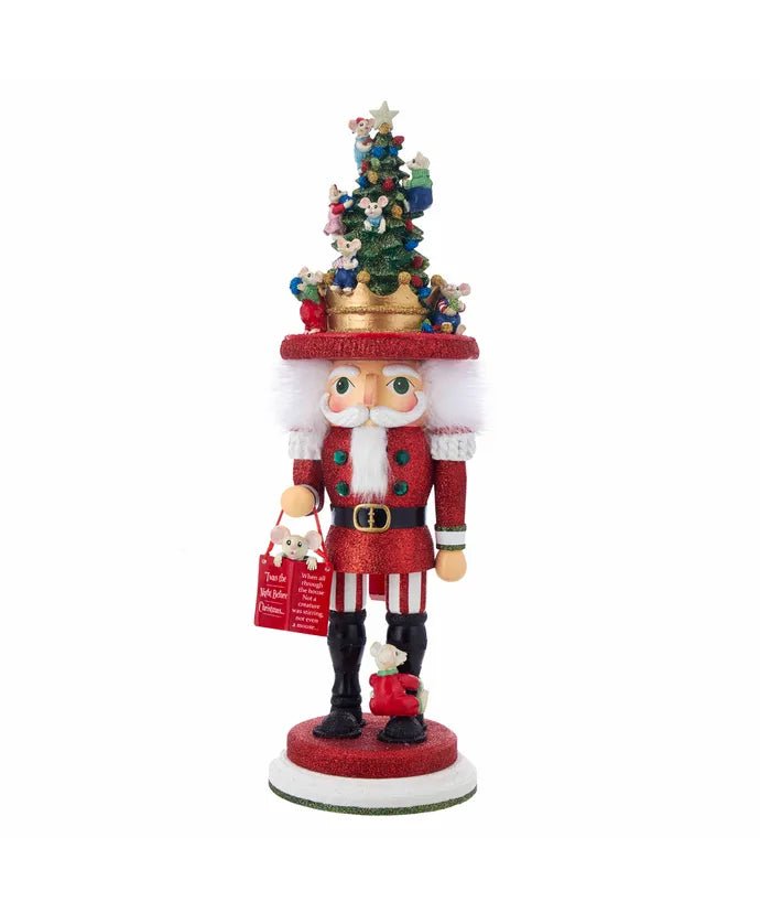 18" Hollywood Nutcrackers™ 'Twas The Night Before Christmas Mouse Nutcracker - Holiday Warehouse