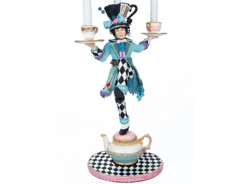 18" Mad Hatter Candle Holder - Holiday Warehouse
