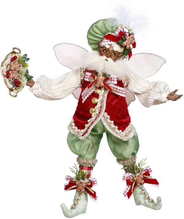 18'' Med AF/AM Gingerbread House Fairy by Mark Roberts 2023 - Holiday Warehouse
