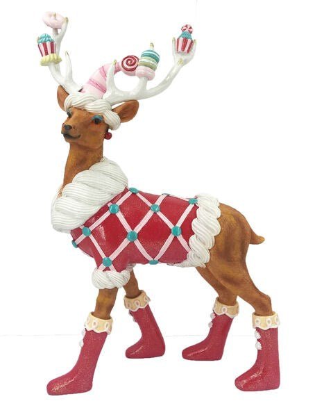 18" Sweet Shoppe Candy Reindeer - Holiday Warehouse