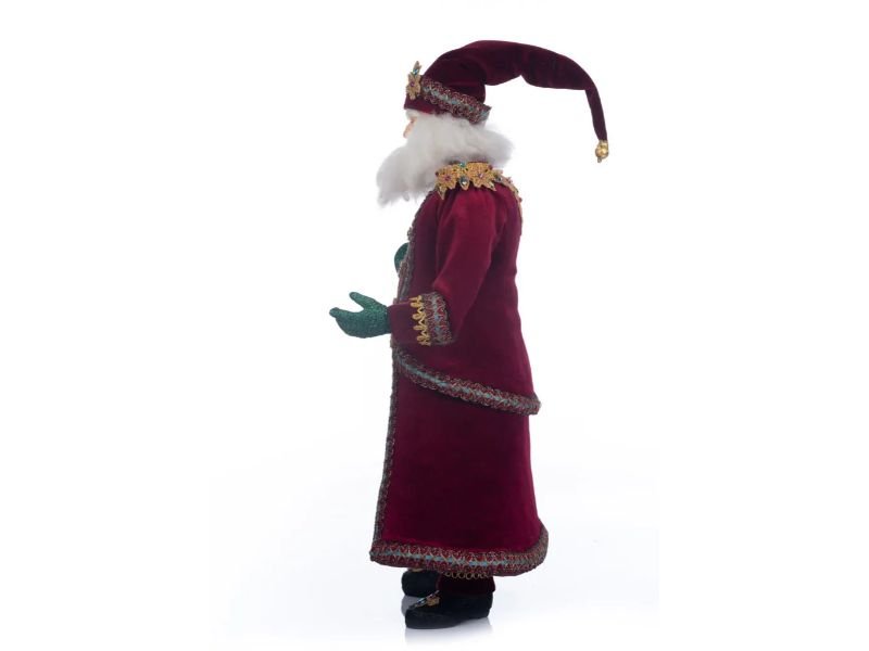 19.25" Santa with Nutcracker Figure - Holiday Warehouse