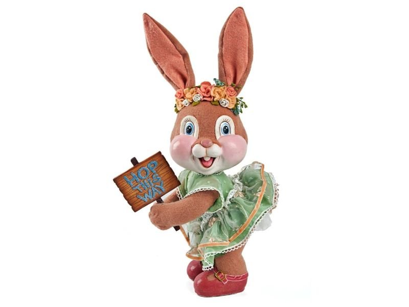 20" Hop This Way Bunny Tabletop - Holiday Warehouse