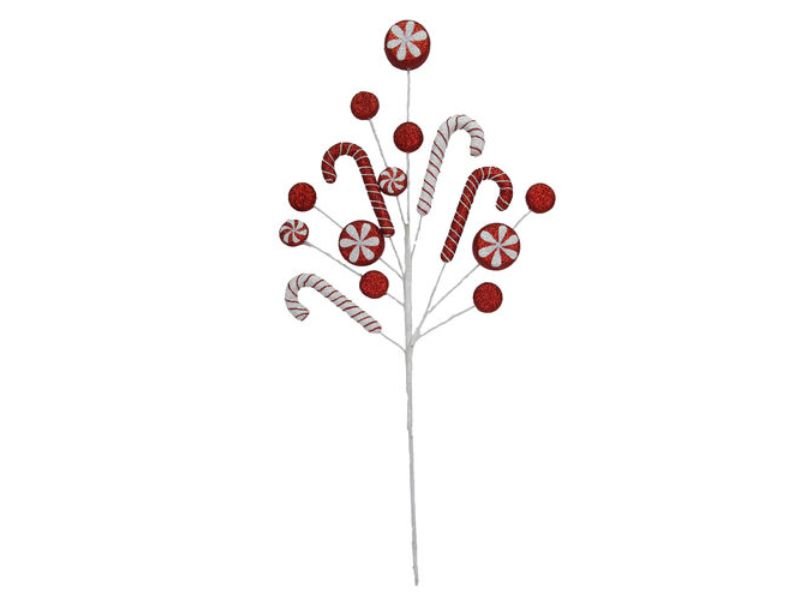 21" Candy Cone Pick 2pc - Holiday Warehouse