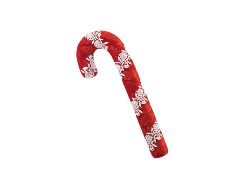 22" Red/Lace Candy Cane - Holiday Warehouse