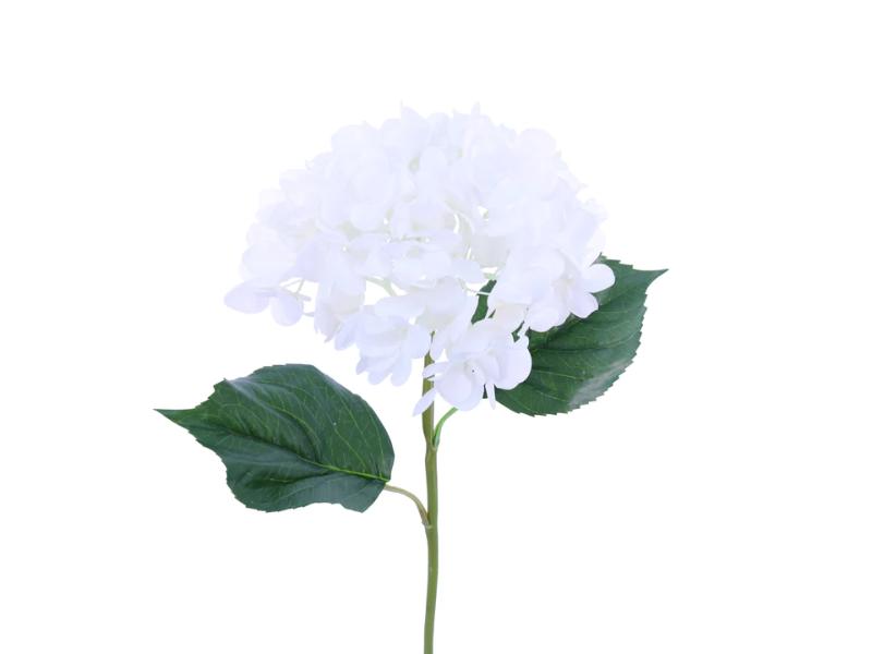 22" White Natural Touch Hydrangea (12pc) - Holiday Warehouse