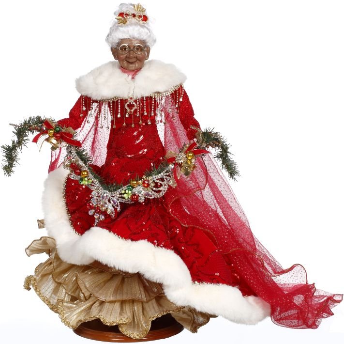 23" AF/AM Glittering Jewel Mrs. Claus by Mark Roberts 2023 - Holiday Warehouse
