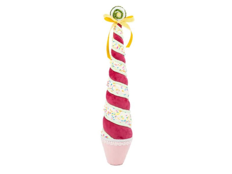 23" Pink Swirl Tree Cone - Holiday Warehouse