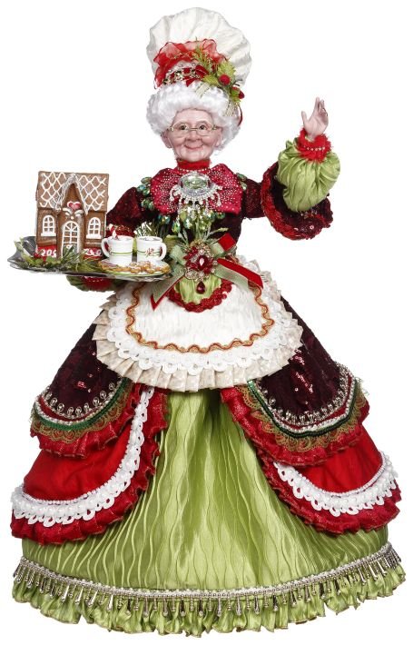 24" Mrs. Claus Celebrity Chef by Mark Roberts 2022 - Holiday Warehouse