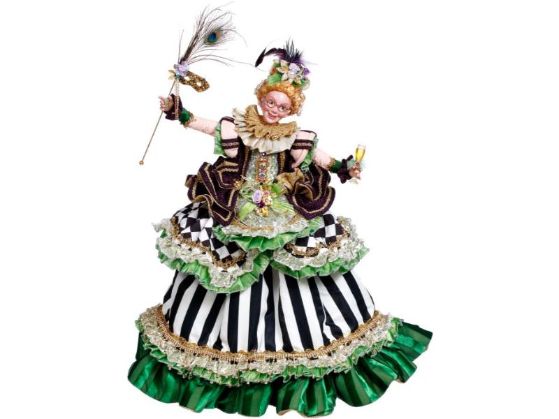 24" Mrs. Parti Gras Jester - Holiday Warehouse