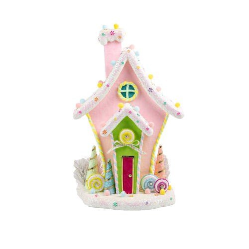 24" Pink Candy House - Holiday Warehouse