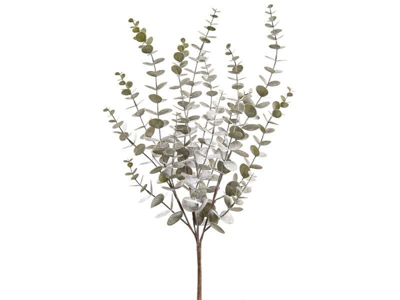 25" Green White Eucalyptus Bush - Holiday Warehouse