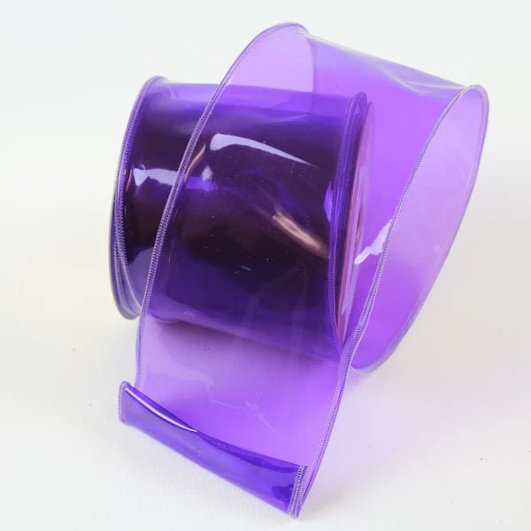 2.5" x 10 yds Purple So Mod Ribbon - Holiday Warehouse