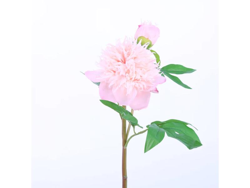 26" Light Pink Natural Touch Herbaceous Peony (Set of 4) - Holiday Warehouse