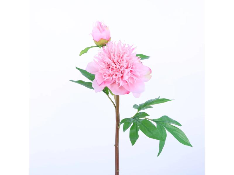 26" Pink Natural Touch Herbaceous Peony (Set of 4) - Holiday Warehouse