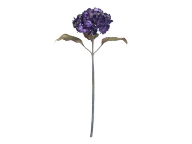 26" Purple Hydrangea Stem (12pcs) - Holiday Warehouse