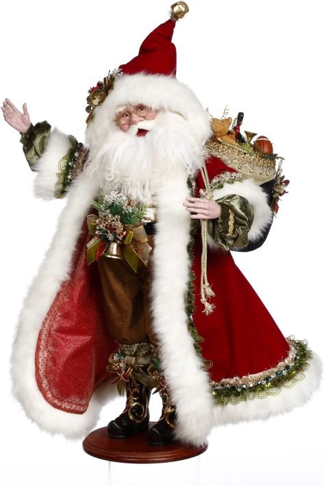 27" Bavarian Santa by Mark Roberts 2023 - Holiday Warehouse