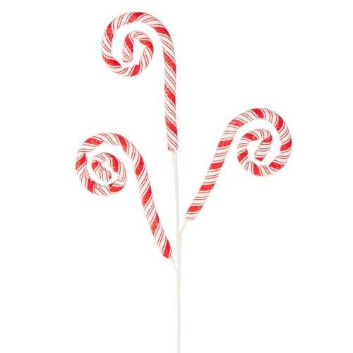 28" Candy Cane Spray (6pc) - Holiday Warehouse