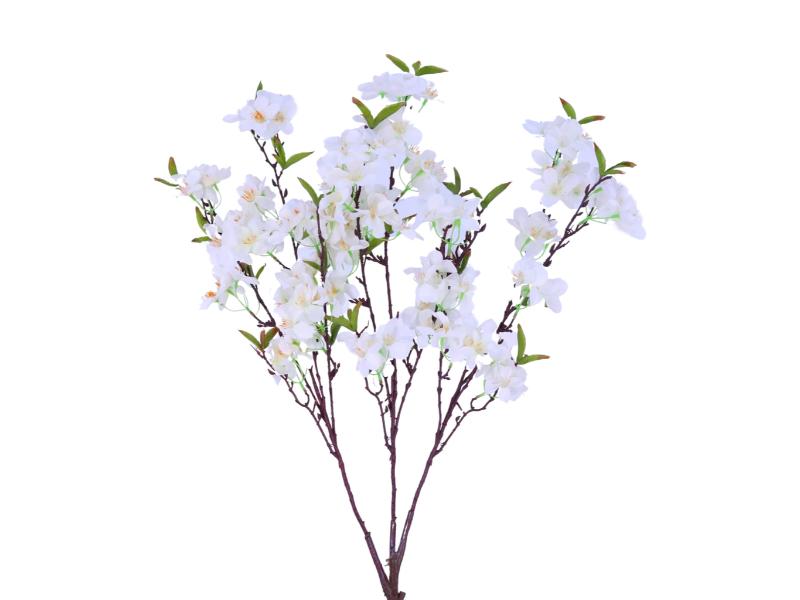 29" White Apple Blossom Tree Branch (10pcs) - Holiday Warehouse