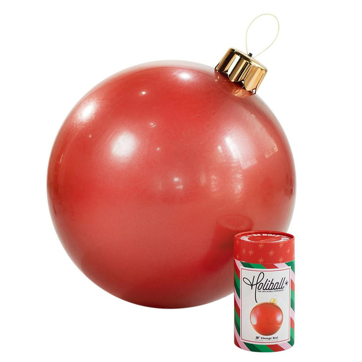 30" Vintage Red Holiball® - Holiday Warehouse