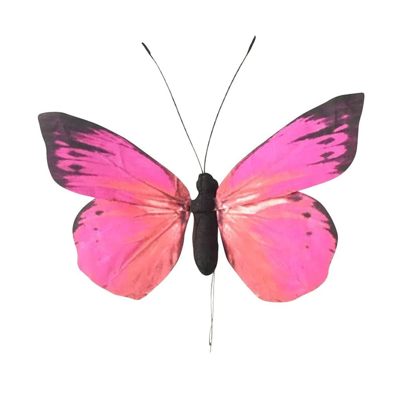 31.5" Fuchsia Butterfly 3pc - Holiday Warehouse
