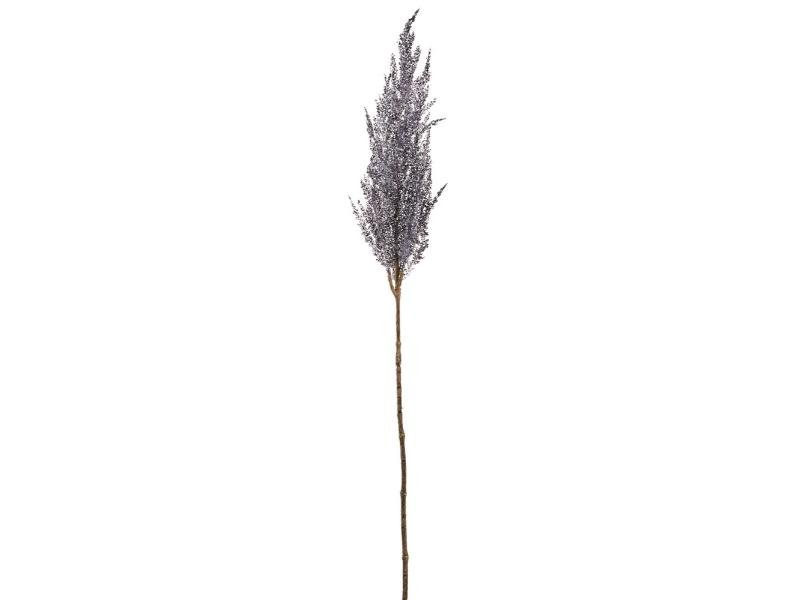 32" Lavender Glittered Pampas Grass Spray 2pc - Holiday Warehouse