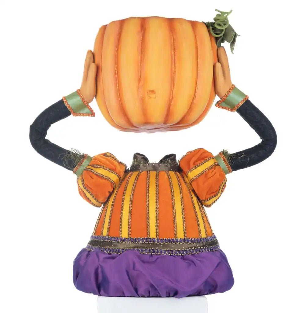 33" Percy Pumpkin Head Candy Bowl - Holiday Warehouse