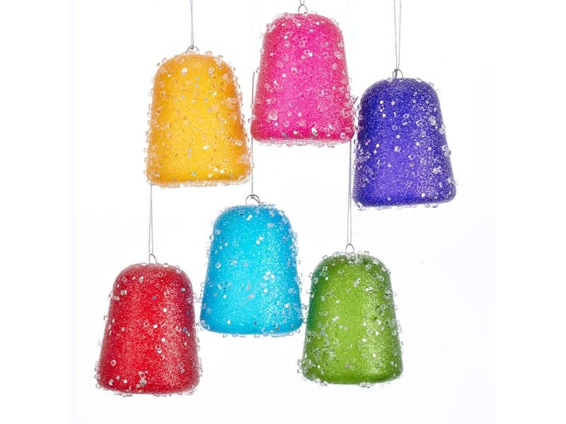3.5" Plastic Gum Drop Ornament - Holiday Warehouse