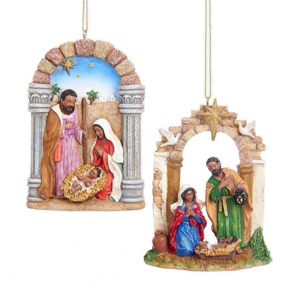4" AF/AM Resin Nativity Ornament - Holiday Warehouse