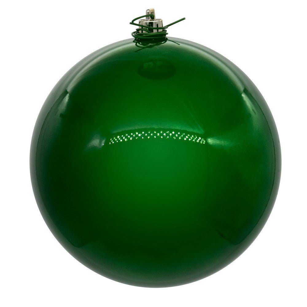 4" Green Vintage Pearl Finish Ball 6pc - Holiday Warehouse