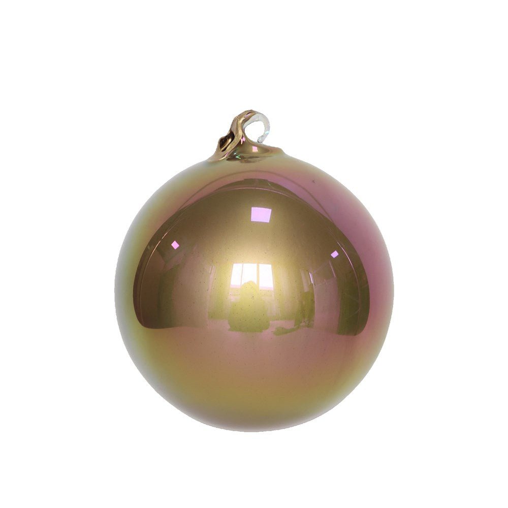 4" Pearlescent Glass Ornament - Holiday Warehouse