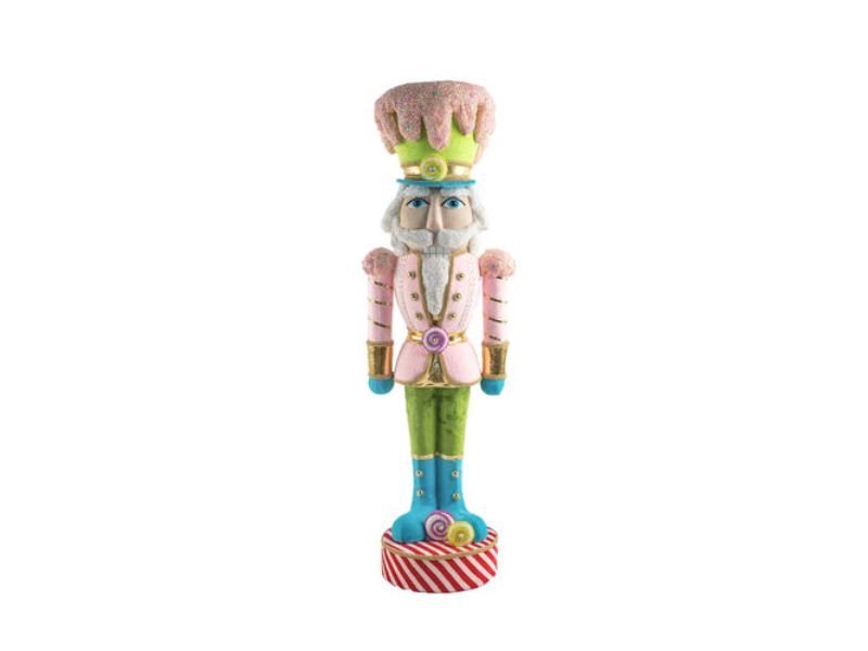 40" Pink Candy Nutcracker - Holiday Warehouse